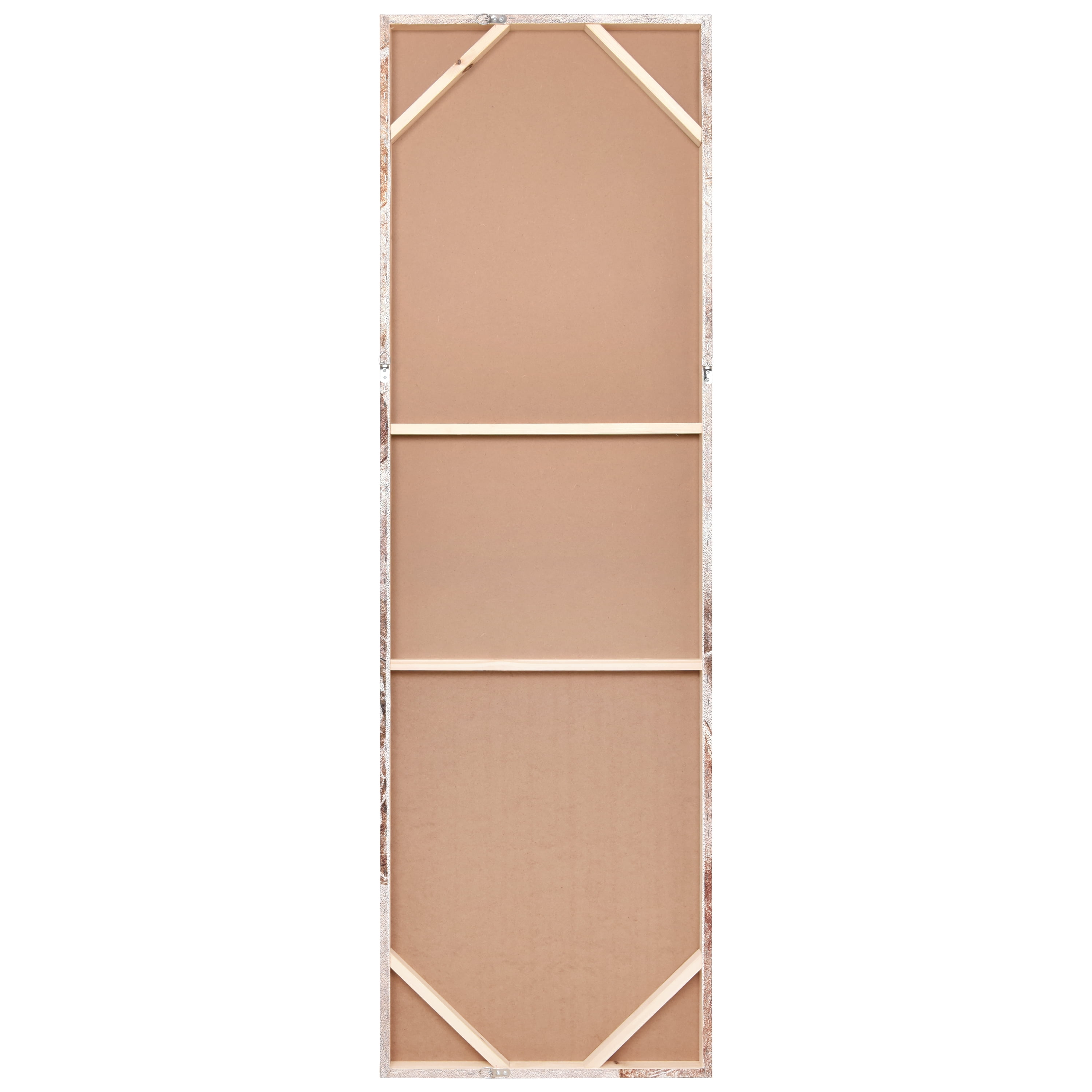 "Golden Layers II" Abstract artwork Rendered on Gold Shagreen Wrapped Canvas Wall Art, sized 72"x22"