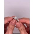 thumbnail image 3 of 1.99Ct Round Cut Lab Created Diamond Womens Engagement Ring 14K White Gold Plated Silver, 3 of 4