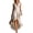 Beige, variant on Summer Dress for Women Ruffle Sleeveless V Neck Tank Dress Relaxed Fit Maxi High Low Dress Party Asymmetrical Dress 2026 Spring Black L