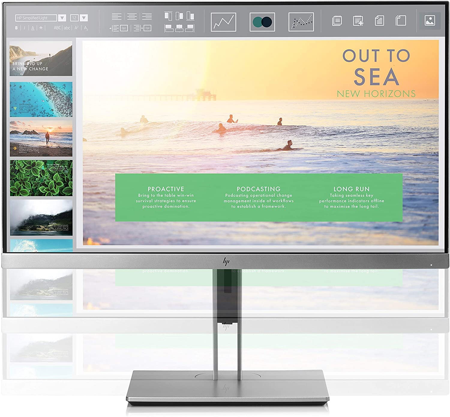 Restored HP EliteDisplay E233 23-Inch Screen LED-Lit Monitor