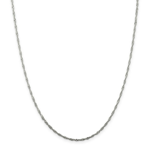 Sterling Silver 1.75mm Singapore Chain QFC98