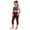 Wine, variant on CYRBOKO Girls Leggings with Pockets, Stretchy Elastic Waist Sports High-waisted Girls Skinny Capri Pants Army Green Size 10-12 T
