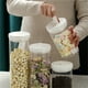 thumbnail image 4 of ¡Liquidación! Contenedores Lssam para almacenar alimentos, recipientes de cocina, frascos herméticos, café en polvo, granos de café, frascos de vidrio, frascos para almacenar refrigerios, azúcar,, 4 of 6
