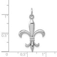 thumbnail image 4 of FB Jewels 14k White Gold Polished Fleur De Lis Charm, 4 of 4