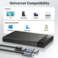 thumbnail image 7 of BENFEI 2.5 Inch SATA to USB Tool Free External Hard Drive Enclosure (6Gbps, Optimized for SSD, Support UASP SATA III), 7 of 7