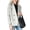 Gray, variant on Women's Fashion Casual Color Block Long Sleeve Jacket Black L