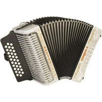Hohner 3500FW Corona II Diatonic Accordion (FBEb Keys, Pearl White)