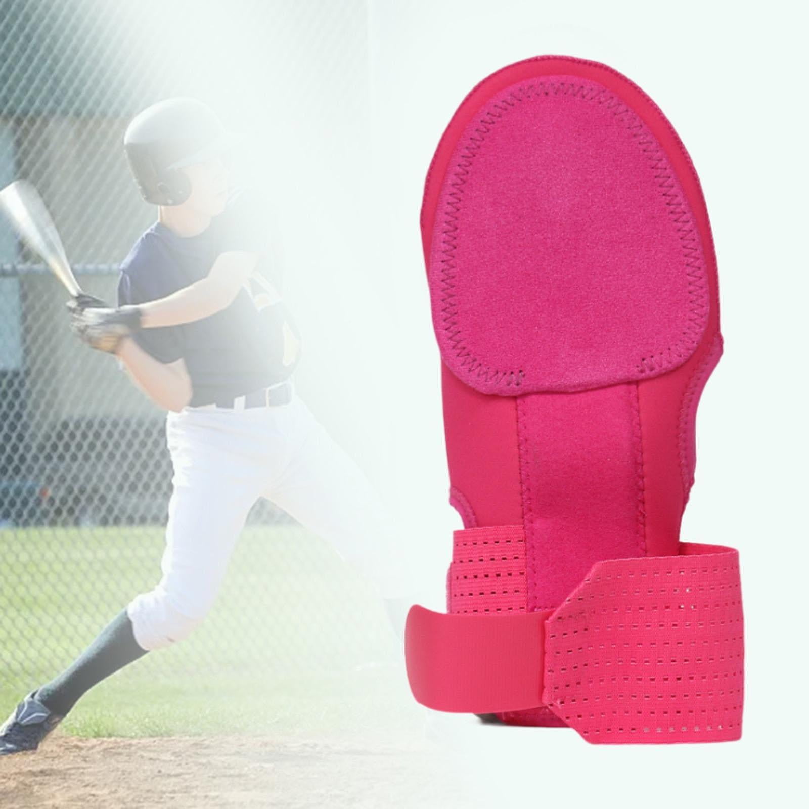 Baoblaze Baseball Sliding Glove Softball Sliding Guard for Practice Training Exercise Rose Red