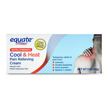 Equate Extra Strength Cool & Heat Pain Relieving Cream, 3 oz