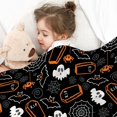 thumbnail image 4 of Halloween Throw Blanket 30" x 40" - Soft Flannel Blanket, Cozy Plush for Couch, Sofa & Bed, Fall Winter Decor, for Kids & Adults, 4 of 5