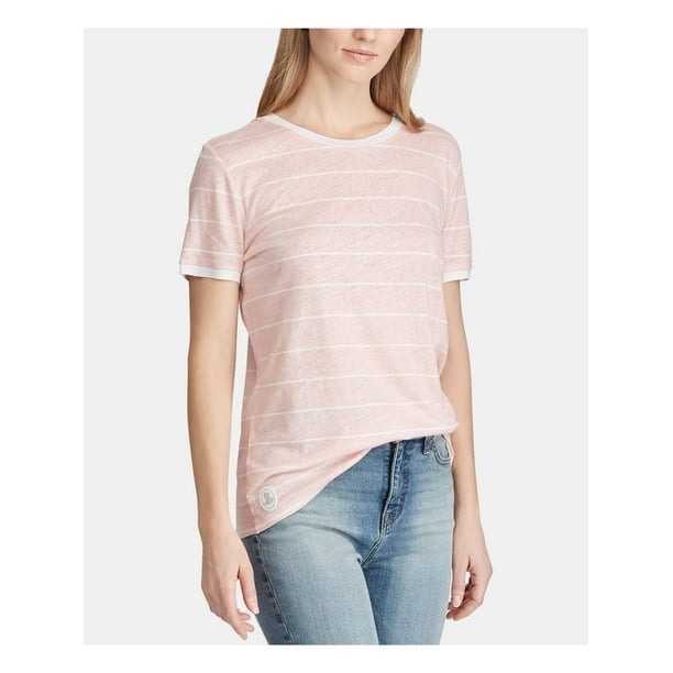 Download Ralph Lauren - RALPH LAUREN Womens Pink Striped Short ...