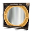 thumbnail image 3 of Espejo Home Trends Circular Ratán Beige, 3 of 4