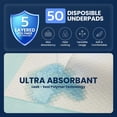 thumbnail image 4 of Almohadillas desechables para incontinencia AllSett Health, paquete de 50, 4 of 7