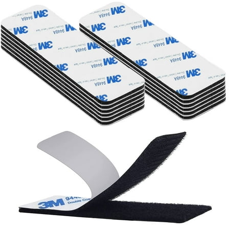 Extra Strong Adhesive Pads Double-Sided Velcro Pads Set of 20