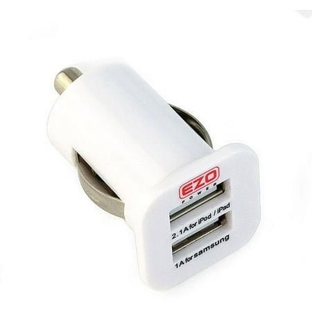 Ezopower 2-port Usb Car Charger, White