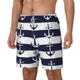 thumbnail image 2 of Gaeub Anchors Mens Swim Trunks Stretch Beach Shorts Quick Dry for Men Swim Shorts Swimwear with Pockets- XX-Large, 2 of 9