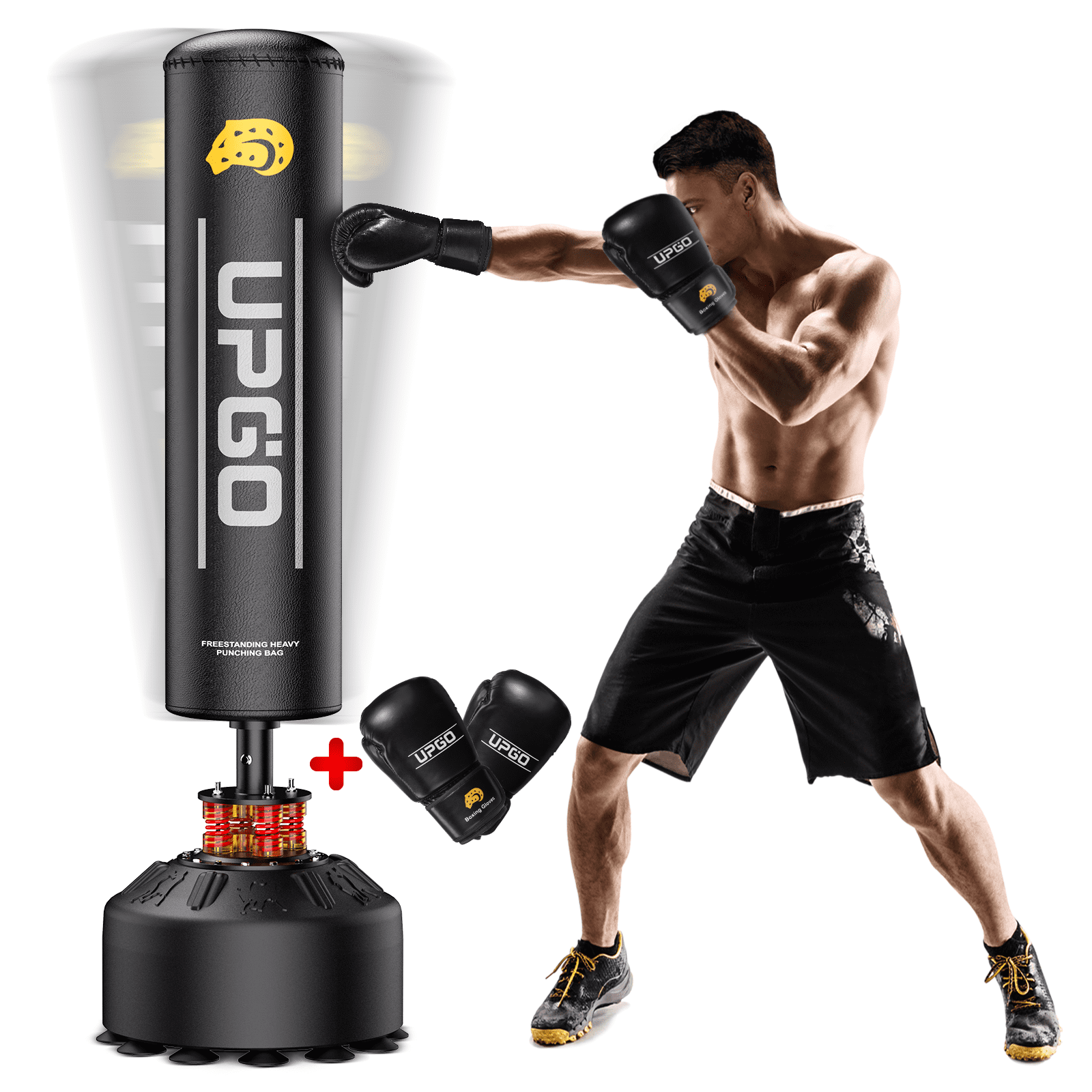 Details about   New heavy duty kickboxing trainer MD sports game punching bag workout free shipp 