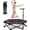 Black and Pink, variant on HXD-ERGO 42'' Foldable Mini Trampoline, Rebounder Trampoline with Adjustable Foam Handle, Fitness Trampoline for Indoor, Outdoor, Home Gym, Max Load 460lbs
