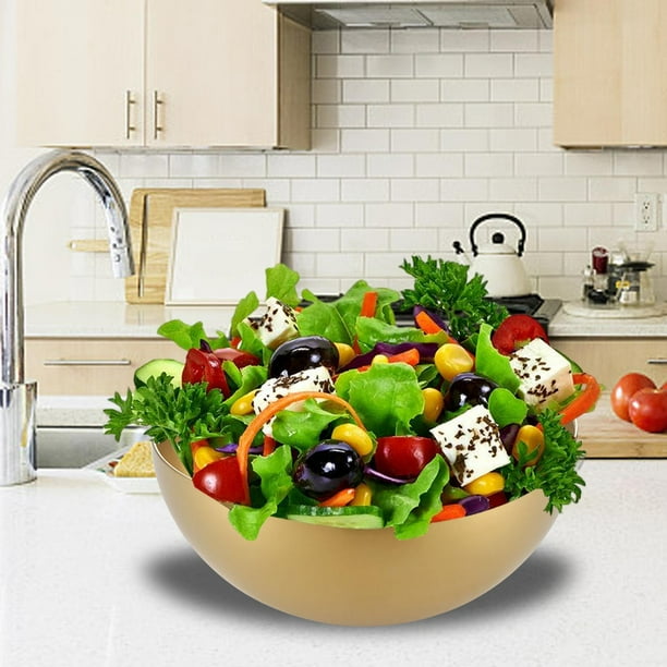 para Mezclar de Acero Inoxidable, para Aperitivos Fáciles de Limpiar Multiusos, Metálicos Ligeros para Hornear, Cocinar, Cocin 20cm Macarena Tazones para mezclar