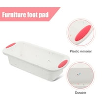 UPOUART White Rectangular Nonstick Silicone Baking Mold Set for Home Baking, Flexible Cake Pan, Oven