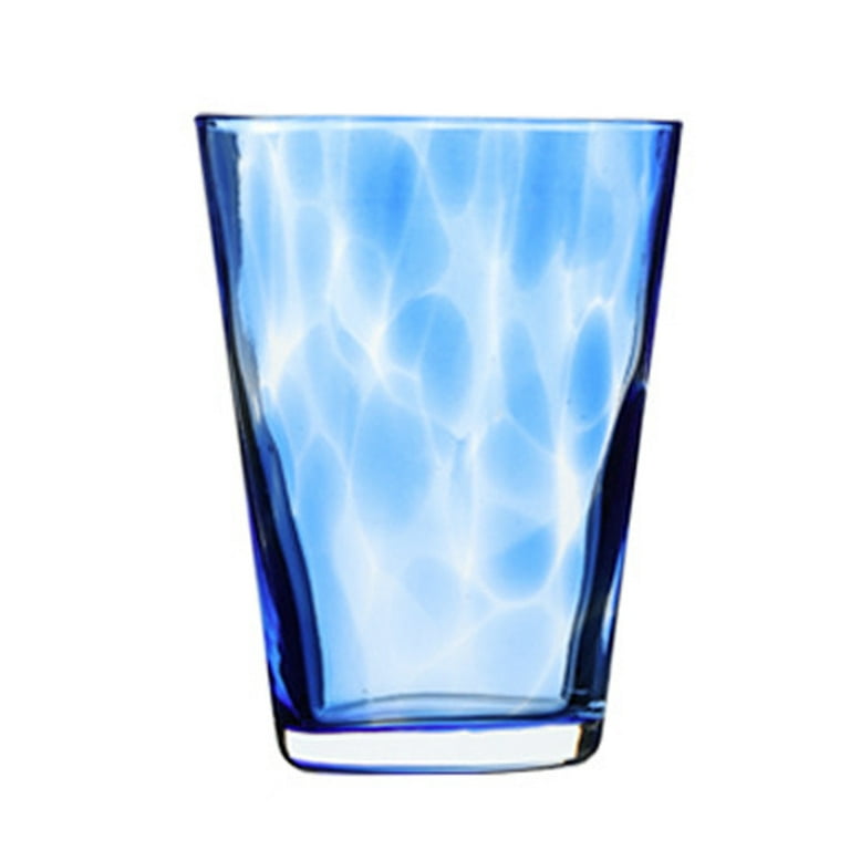 Buy Wholesale China 200ml Blue Unique Drinking Glasses Colored Glass Water  Cup & Colored Glass Water Cup at USD 0.65