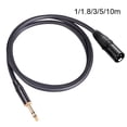 thumbnail image 2 of 6.35 Mm 1/4 Inch Trs To Xlr Male Balanced Signal Interconnect Cable Mic Cable, 2 of 4