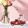 thumbnail image 5 of 3/2/1pcs Mini Valentine’S Day Metal Farm Truck Decorative Ornaments With Bride And Groom, Vintage Love Romantic Tiered Tray Decor Diecast Pickup Truck Model For Shelf Table Decor, 5 of 5