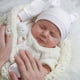 thumbnail image 3 of Newborn Baby Hats and Mittens Set Solid Color Cotton Caps Gloves for Baby Boys and Girls, Hospital Hat, 3 of 5