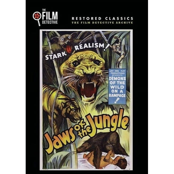Jaws of the Jungle (DVD), Film Detective, Action & Adventure