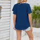 thumbnail image 5 of Camiseta holgada para mujer con cuello en V todo combinable ligera y de poliéster para mujer FLhrweasw Para estrenar, 5 of 7