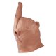 thumbnail image 4 of Worallymy cabeza completa cara guardia Halloween en forma de mano látex cara disfraz fiesta temática divertido Cosplay Prop Worallymy JD735800275, 4 of 7