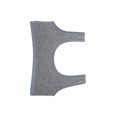 thumbnail image 3 of Entrenamiento Algodón Sin alambre Comodidad Cojín extraíble Chaleco Tops Sujetador gris One Size, 3 of 5