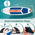 thumbnail image 4 of Betcozy Inflatable Stand Up Paddle Board, 2-in-1 Paddle with Premium SUP Paddleboard Accessories, Stable & Non-Slip Deck for Adults & Youth of All Skill Levels, Orange, 4 of 7