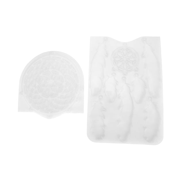 Pendentif Plume en Résine Époxy, Moule en Silicone Attrape-Rêves Facile à Utiliser