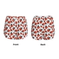 thumbnail image 3 of Daiia Red Ladybugs Pattern Women's 2 in 1 Running Shorts - Lightweight Athletic Workout Gym Yoga Shorts Liner with Phone Pockets-Small, 3 of 7