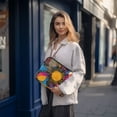 thumbnail image 6 of FORMRS 15-15.6 inch Laptop Sleeve Case Soft Carrying Quilted Computer Bag Cover, Futuristic Circles, 6 of 7