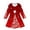 Red2, variant on Girls' Long Sleeved Dresses Comfortable Christmas T-Shirt Dress Xmas Dress Up Outfits (Black)