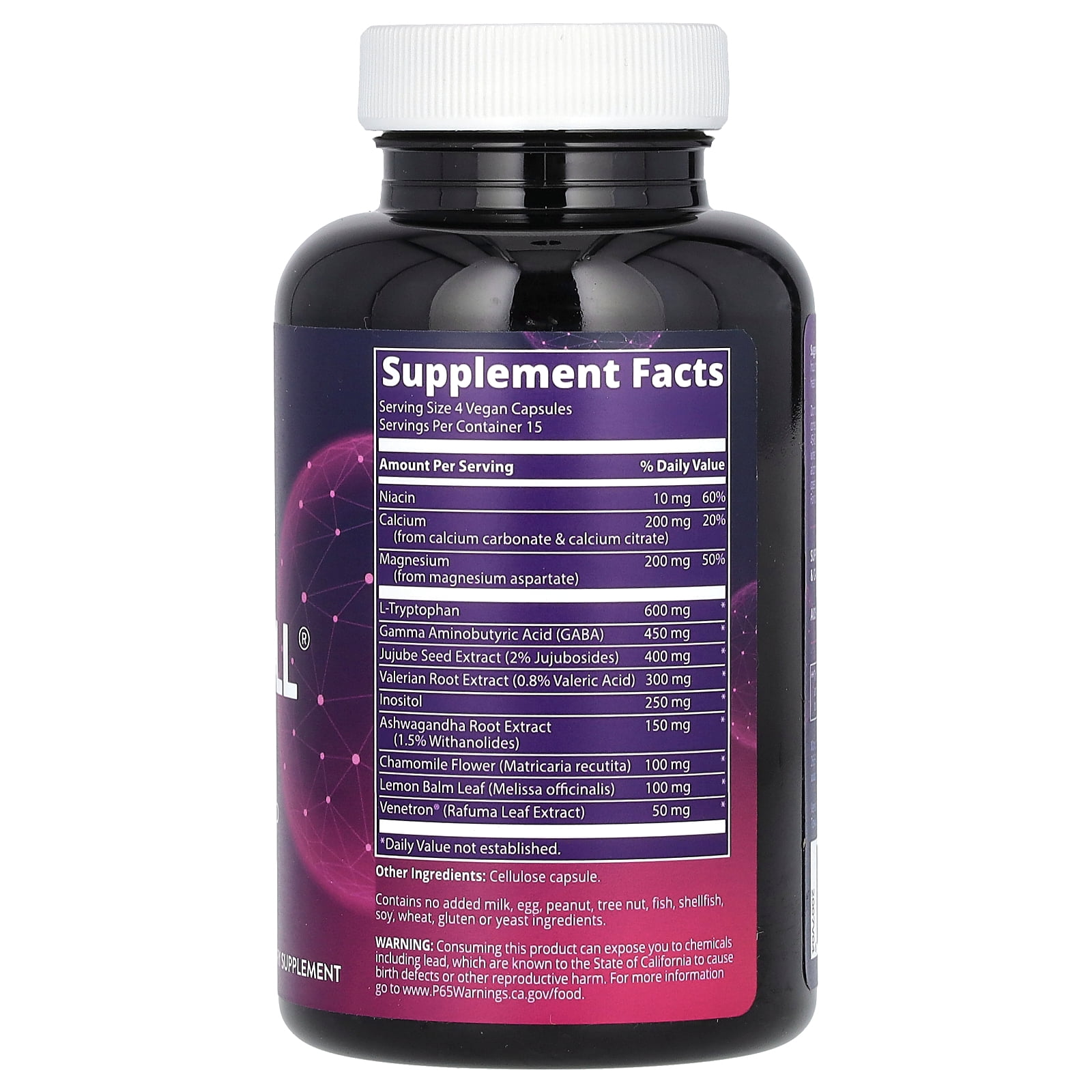 MRM Nutrition Relax-All, Calm & Sleep, 60 Vegan Capsules