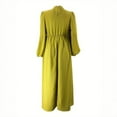 thumbnail image 4 of TSADFHJI Jupes pour Femmes Sexy à Sequins Nouvelle Robe Longue Unie avec Robe à la Mode L Vert, 4 of 6
