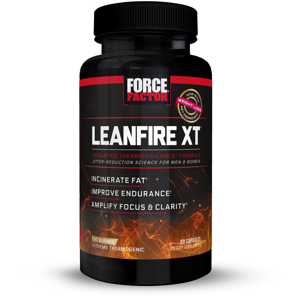 LeanFire XT Thermogenic Fat Burner Supplement for Men and Women with