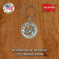 thumbnail image 4 of Siamese Cat Keychain, Kitten, Pet, Animal, Key Fob, Key Ring, Keys, Zipper Pull, Luggage Tag, Pewter, Backpack, Over 300 Keychains Designs, Handmade in the USA, C008KC, 4 of 7