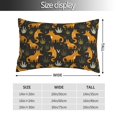 thumbnail image 2 of Fotbe Funny Fox by the Field Funda de Almohada Decorativa Estilo Occidental, Lujo en Algodón, Fundas para Almohadas King, Cojín Estampado para Decoración del Hogar-20"x30", 2 of 6