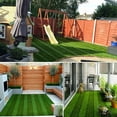 thumbnail image 7 of Goasis Lawn Zebra Stripe Artificial Turf 2x65 ft, 0.8" Pile Height Synthetic Grass Mat, 7 of 7