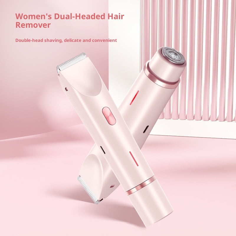 Trimmer for Women,2-in-1 Shaver,Electric Razors for Women Pubic Hair, Bestselling Trimmer for Women (Pink)