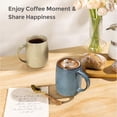 thumbnail image 6 of Large Ceramic Coffee Mugs Set of 6 18oz Handmade Stoneware Coffee Mugs Set for Latte/Cappuccino/Hot Cocoa Dishwasher Microwave Safe Multi-Color, 6 of 8