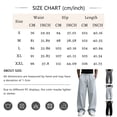 thumbnail image 2 of CIENVNSTG Wide Leg Baggy Sweatpants Lightweight Drawstring Design Breathable Lounge Joggers with Pockets Made for Mens Daily Lounging And Street Style Wear Dark Gray XL, 2 of 4