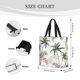 thumbnail image 3 of Disketp Vintage Palm Trees Bolsa Tote de Lona para Mujer, Bolso de Hombro y Cruzado con Cierre de Cremallera, 3 of 7