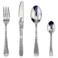 thumbnail image 1 of Classic Elegant Resin Rivets Handle Style Stainless Steel Western Cutlery 4 In 1 Set Delicate Utensils Dinnerware For Home, 1 of 5