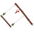 thumbnail image 2 of 1 conjunto de suspensivos de toyo de loro swing de pájaros para pájaros para masticar accesorio de pájaros swing swing, 2 of 4