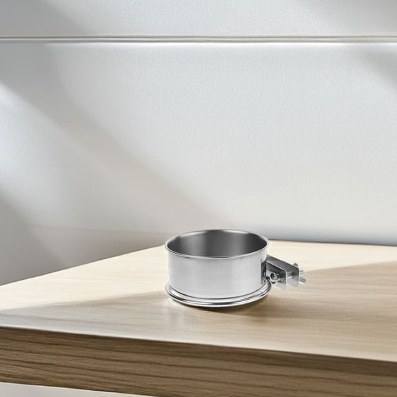 OUNONA Space Saving Wall Mounted Dog Water Bowl Comfortable Feeding Station